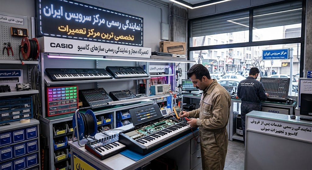 نمایندگی رسمی تعمیرات کیبورد ارگ کاسیو در تهران